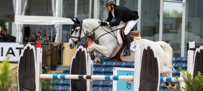 Eric Lamaze Scores WEF Challenge Cup Hat Trick